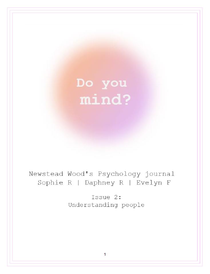 'Do You Mind' Psychology Journal - Issue 2